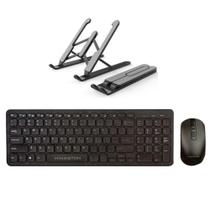 Kit P/ Notebook Samsung Book i5 Teclado + Mouse + Suporte Regulável Ergonômico Kit P/ Notebook Samsung Book i5 Teclado + Mouse + Suporte Regulável Ergonômico