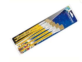 Kit P/pintura A óleo C/6 Pincéis 6234 Tigre Bt 1 Kt