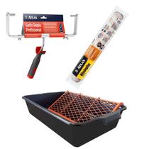 Kit P/ Pintura Garfo Duplo Rolo Big 46 Cm E Bandeja 20 Litro Kit P/ Pintura Garfo Duplo Rolo Big 46 Cm E Bandeja 20 Litro