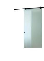 Kit P/ Porta Vision 2,00 X 2,20 Black Ideia Glass