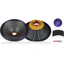 Kit P/ Reparo Woofer 15 De 250wrms 4ohms - 550w15 Oversound