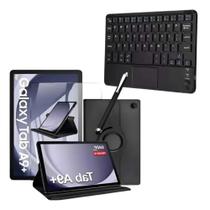 Kit P/ Tablet Sansung Galaxy A9 11 Capa Giratória + Pelicula +teclado Touchpad