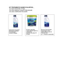 Kit p/ Tratamento de Piscina BluePool - Cloro+Algicida+Clarificante Kit p/ Tratamento de Piscina BluePool - Cloro+Algicida+Clarificante