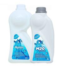 Kit p/ Tratamento de Piscina s/ Cloro: MPlus Oxidante 2,5L e M20 Sanitizante Maresias 1 Kit p/ Tratamento de Piscina s/ Cloro: MPlus Oxidante 2,5L e M20 Sanitizante Maresias 1