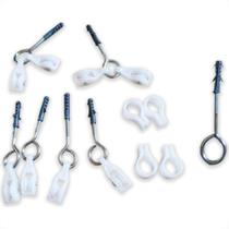 Kit P/Varal Teto S/Cordas Secalux Kit P/Varal Teto S/Cordas Secalux