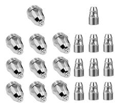 Kit P80 Consumíveis Plasma Tocha 10 Bicos + 10 Eletrodos P80