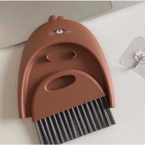 Kit Pá e Vassoura de Mão Para Limpeza Bichinhos Gancho TRC