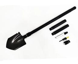 Kit Pa Tática Dobrável Militar Escavação Multifunçao 8 Em 1 Preto