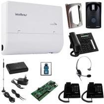 Kit Pabx 2X4 Acessórios Para Comercios E Pequenas Empresas - Intelbras