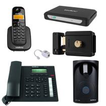 Kit PABX Central Telefonica Minicom Plus Intelbras 2 ramais