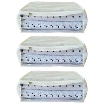 Kit Pack Organizador Multiuso 3 Unidades Tamanho GG 20x55x45