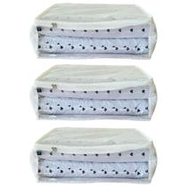 Kit Pack Organizador Multiuso 3 Unidades Tamanho Pp 10X30X25 Kit Pack Organizador Multiuso 3 Unidades Tamanho Pp 10X30X25