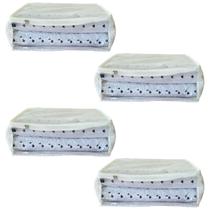 Kit Pack Organizador Multiuso 4 Unidades Tamanho Gg 20X55X45