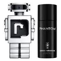 Kit paco rabanne phantom edt 150ml + deodorant spray phantom 150ml