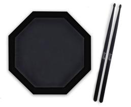 Kit Pad Estudo Bateria 12Pol e Baquetas Fibra Torelli TQ020 Kit Pad Estudo Bateria 12Pol e Baquetas Fibra Torelli TQ020