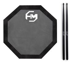 Kit Pad Estudo Bateria HM Pto e Baquetas Fibra Torelli TQ020 Kit Pad Estudo Bateria HM Pto e Baquetas Fibra Torelli TQ020