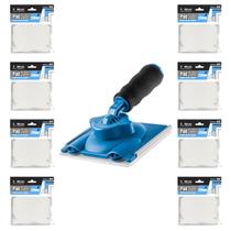 Kit Pad Flocado Recorte Pinturas Atlas 360 Graus + 8 Refis