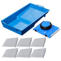 Kit Pad Recorte + Bandeja Para Pintura 250ml + 6 Refis Atlas
