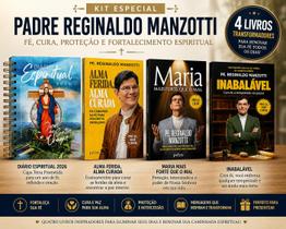 Kit Padre Reginaldo Manzotti 4 Livros Diário 2026 Fé Cura