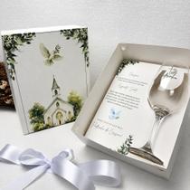 Kit Padrinho ou Madrinha de Crisma Taça Personalizada + Caixa Premium Pronta Entrega DM Jateados Kit Padrinho ou Madrinha de Crisma Taça Personalizada + Caixa Premium Pronta Entrega DM Jateados