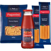Kit Paganini Polpa de Tomate + Penne Rigate + 2 Spaghetti Kit Paganini Polpa de Tomate + Penne Rigate + 2 Spaghetti