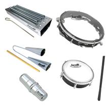 Kit Pagode Pandeiro Reco Tamborim Ganzá Agogô Kit Pagode Pandeiro Reco Tamborim Ganzá Agogô