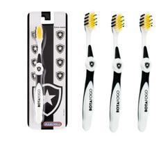Kit pague 2 e leve 3 escovas de dente botafogo