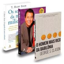 Kit Pai Rico Pai Pobre O Homem Mais Rico da Babilônia Os Segredos da Mente Milionária - Alta Books