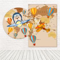 Kit Painéis Casadinho 3D Sublimado Aviador Fpc-609