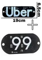 Kit Painel aplicativo Uber e 99 Led Lumisoso