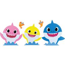 Kit Painel - Baby Shark e Familia - 3 unidades - Grintoy - Rizzo Kit Painel - Baby Shark e Familia - 3 unidades - Grintoy - Rizzo