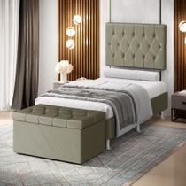 Kit Painel Centaurus 100 e Calçadeira Sagitarius Veludo Aradecor