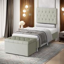 Kit Painel Centaurus 100 e Calçadeira Sagitarius Veludo Aradecor