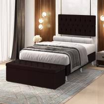 Kit Painel Centaurus 160 e Calçadeira Sagitarius Couro Aradecor