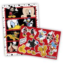 Kit Painel de Aniversário Mickey 9 Itens