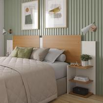 Kit Painel de Cama Box Com 2 Mesas de Cabeceira Regulavel Casal, Queen e King Cores Kit Painel de Cama Box Com 2 Mesas de Cabeceira Regulavel Casal, Queen e King Cores
