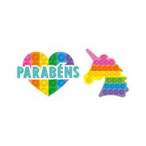 Kit Painel de EVA Pop It Parabéns Fidget Toys - 2 unidades - Grintoy - Rizzo