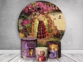 Kit Painel de Festa Redondo Trio Cilindro - ENCANTO Kit Painel de Festa Redondo Trio Cilindro - ENCANTO