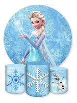 Kit Painel de Festa Redondo Trio Cilindro - FROZEN Kit Painel de Festa Redondo Trio Cilindro - FROZEN