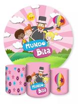 Kit Painel de Festa Redondo Trio Cilindro - MUNDO BITA