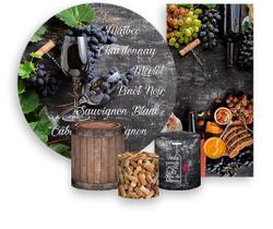 Kit Painel De Festa + Trio Capa Cilindro + Faixa Veste Fácil - Completo Boteco Vinhos 004 Kit Painel De Festa + Trio Capa Cilindro + Faixa Veste Fácil - Completo Boteco Vinhos 004