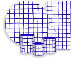 Kit Painel De Festa + Trio Capa Cilindro + Faixa Veste Fácil - Estampa Grid Quadriculado Azul 032 Kit Painel De Festa + Trio Capa Cilindro + Faixa Veste Fácil - Estampa Grid Quadriculado Azul 032