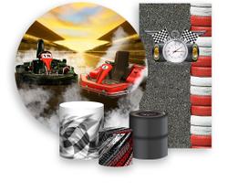 Kit Painel De Festa + Trio Capa Cilindro + Faixa Veste Fácil - Kart Carros De Corrida 001 Kit Painel De Festa + Trio Capa Cilindro + Faixa Veste Fácil - Kart Carros De Corrida 001