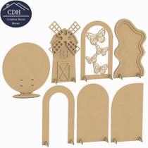 kit Painel de mesa pegue monte, redondo, orgânico, borboletas, celeiro, romano, arco, meia lua