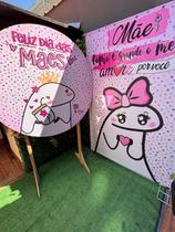 Kit Painel Decoração Dia das Mães Redondo 1,50m e Retangular Mod 4