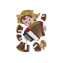 Kit Painel Decorativo Sanfona Festa Arráia Junina 6 Peças