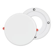 Kit Painel Infinity Led Suporte Sobrepor Redondo 18W IP20