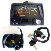 Kit Painel Mobilete 4 Tempo 50Cc 120Km + Chave De Ignição Kit Painel Mobilete 4 Tempo 50Cc 120Km + Chave De Ignição