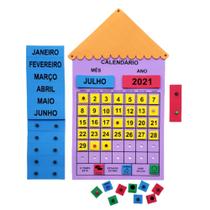 Kit Painel Para Sala de Aula Calendário Aniversariante e Bem Vindos