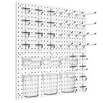 Kit Painel Perfurado Daanxw 66 cm Branco Kit Painel Perfurado Daanxw 66 cm Branco